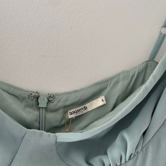HOUSE OF CB Christiana Light Jade Mini Dress S - Picture 5 of 5